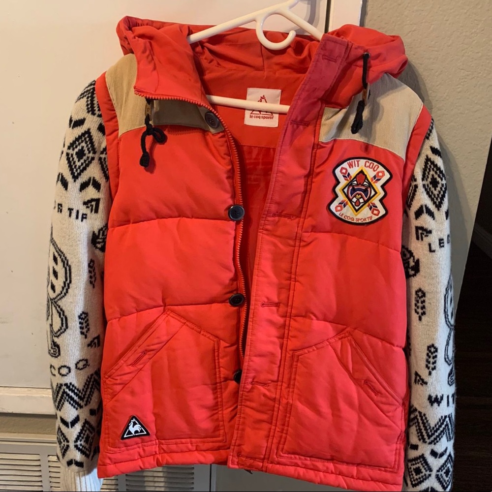 [le coq sportif vintage puffer jacket]